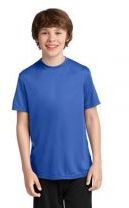 Port & Company® Youth Performance 3.8-ounce 100% Polyester Short Sleeve T-Shirt